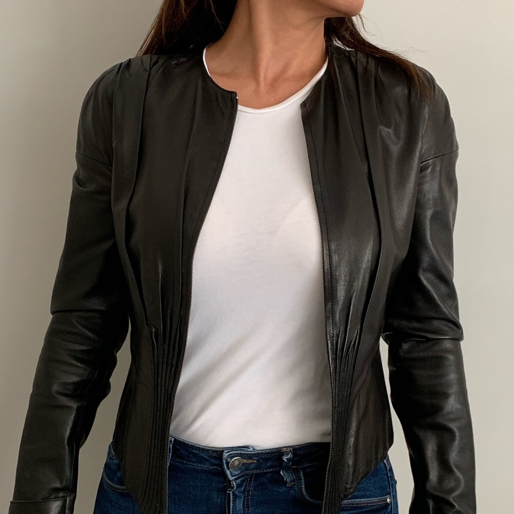 Italian made leather jacket